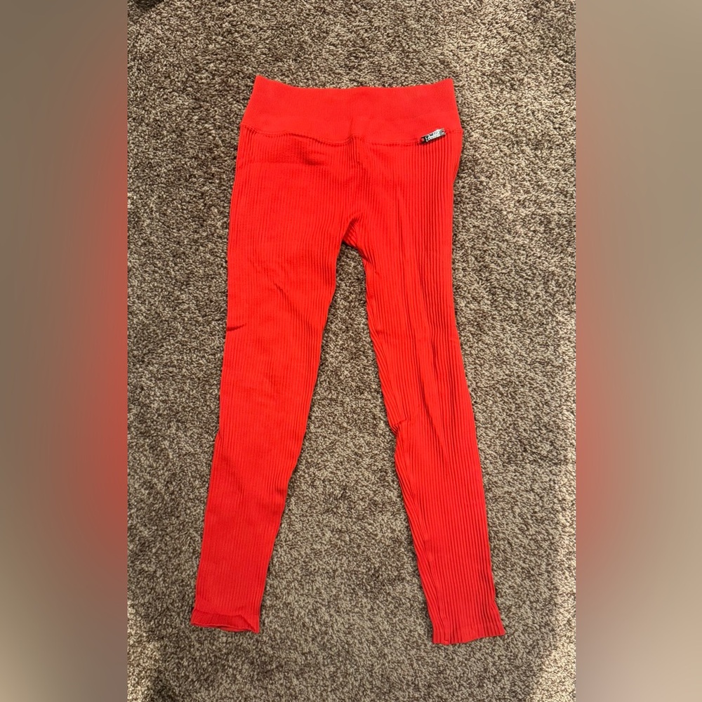 Bombshell Sportswear Cherry Bomb Red Leggings